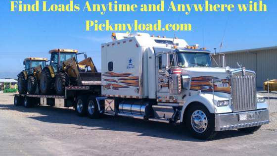 Find Loads Anytime and Anywhere with Pickmyload.com